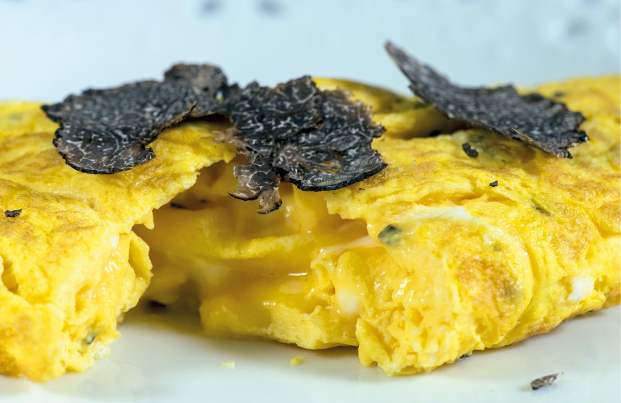 L'omelette aux truffes de Valréas